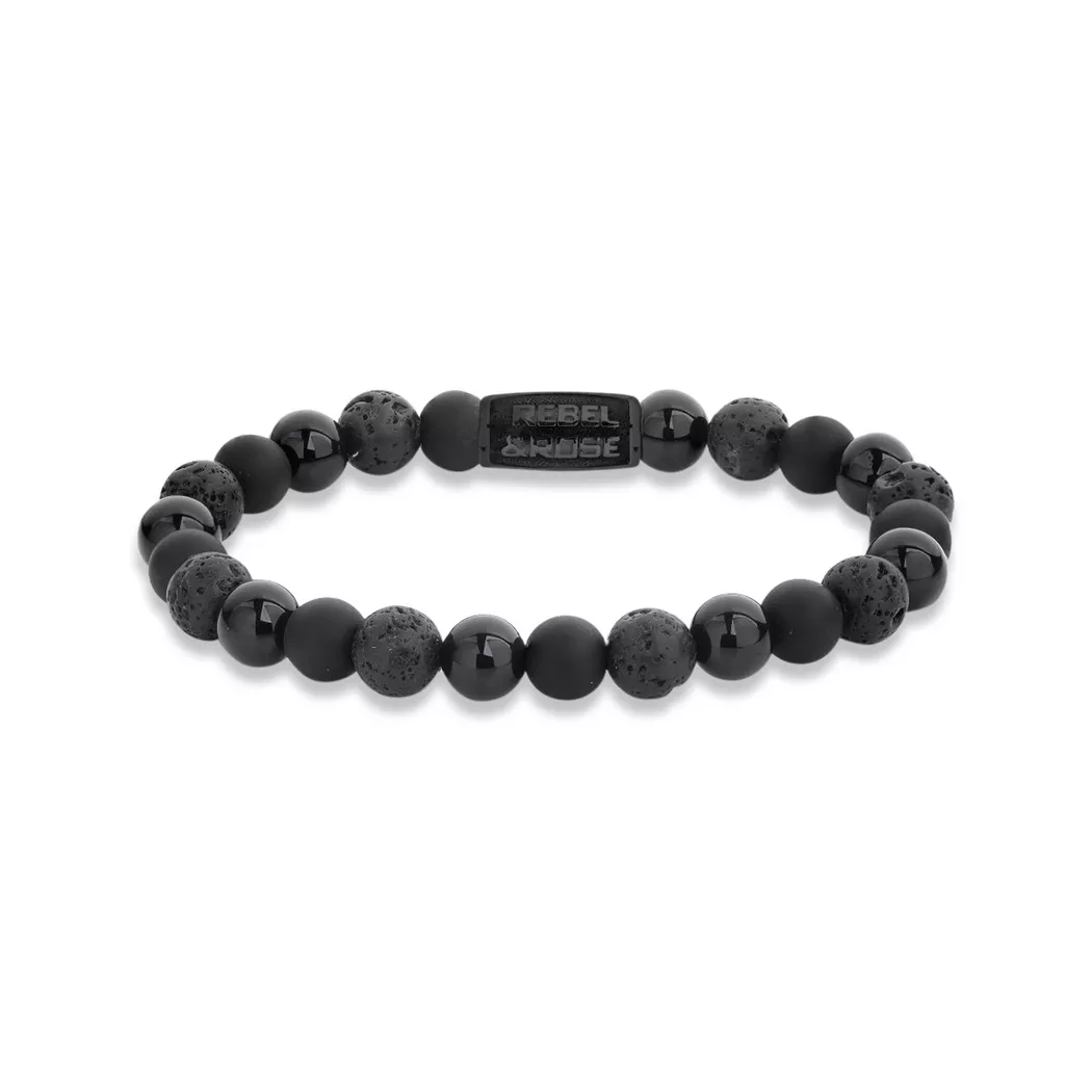 Rebel & Rose - Armband, 19cm, Black 2