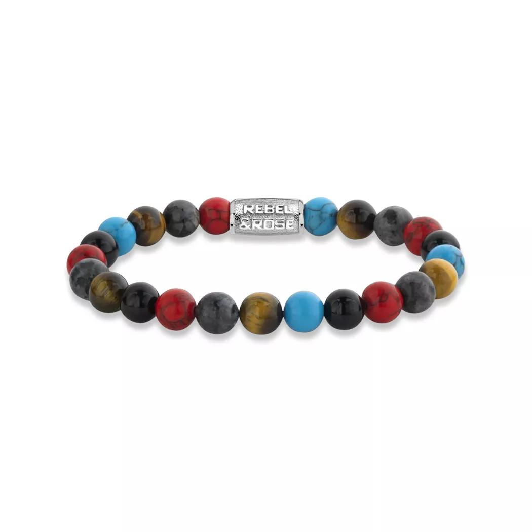 Rebel & Rose - Armband, 19cm, Multicolor