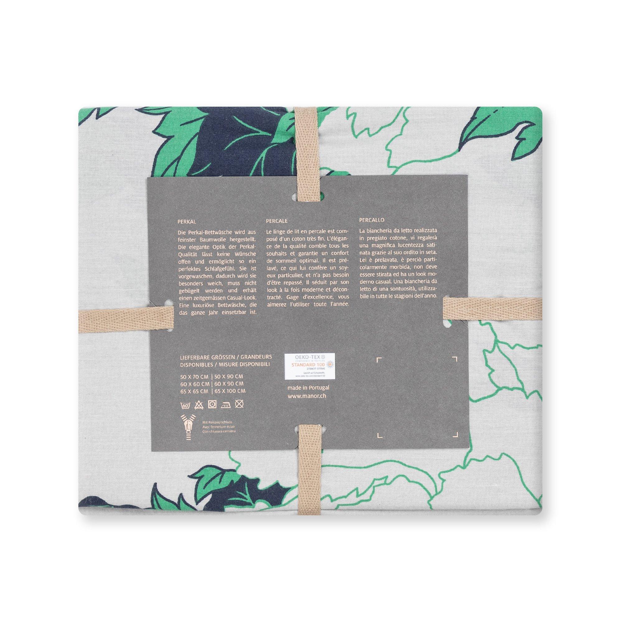 Manor Casalnuovo Taie d'oreiller à motif floral  