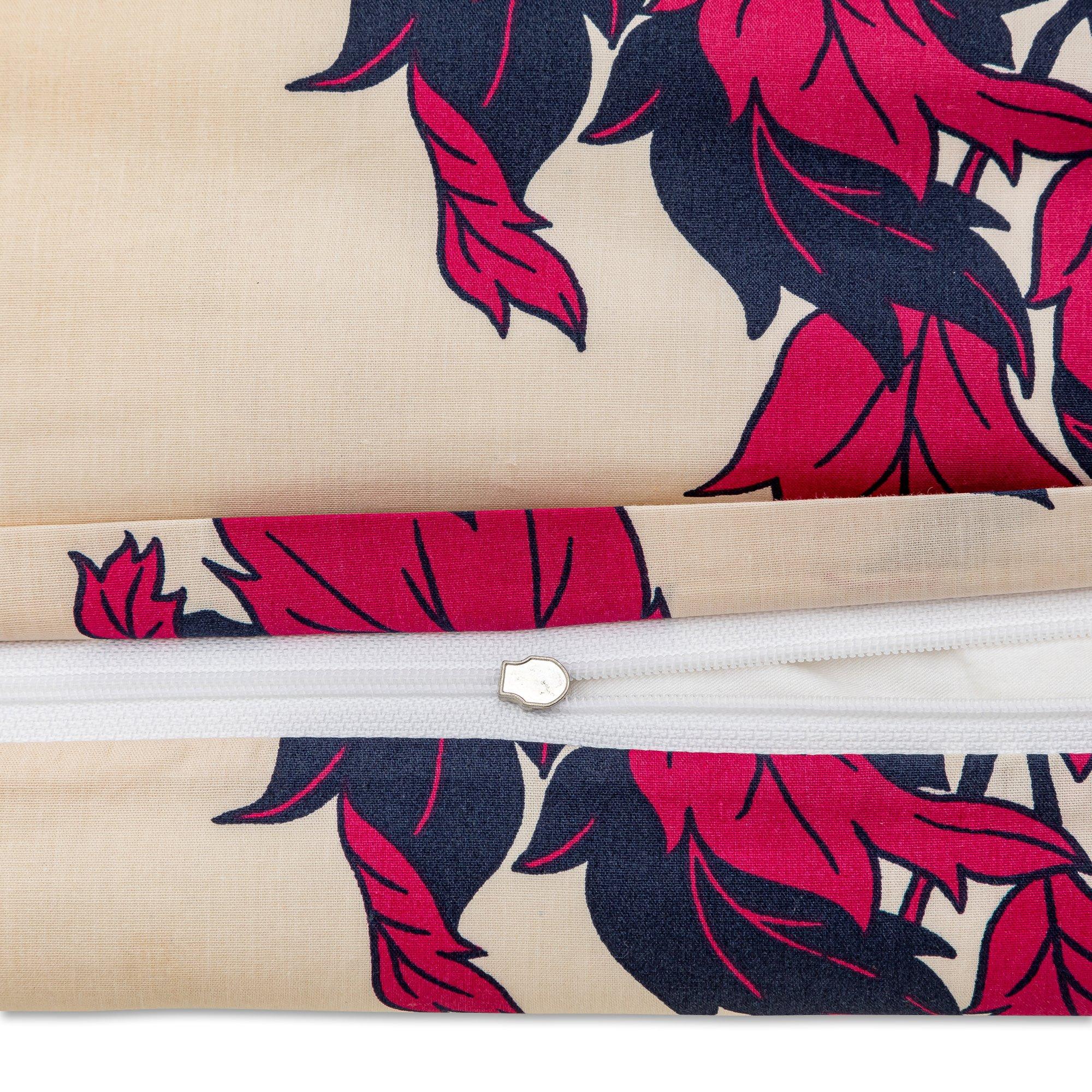 Manor Casalnuovo Taie d'oreiller à motif floral  