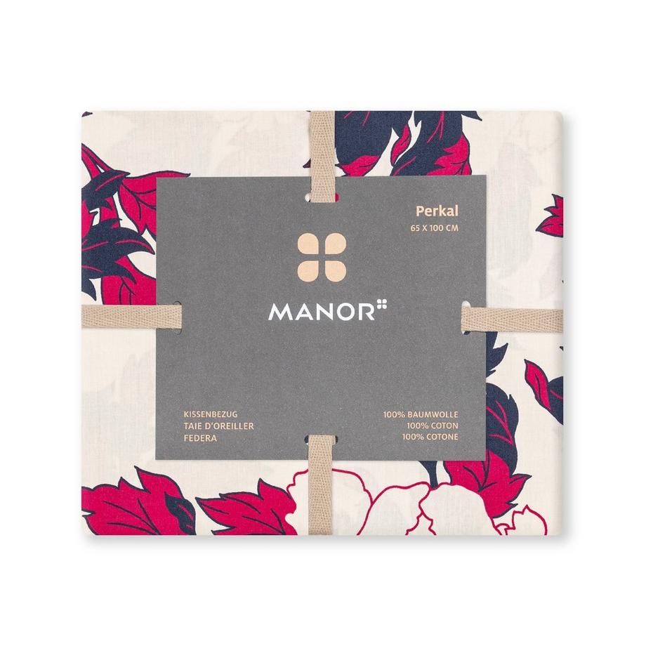 Manor Casalnuovo Taie d'oreiller à motif floral  