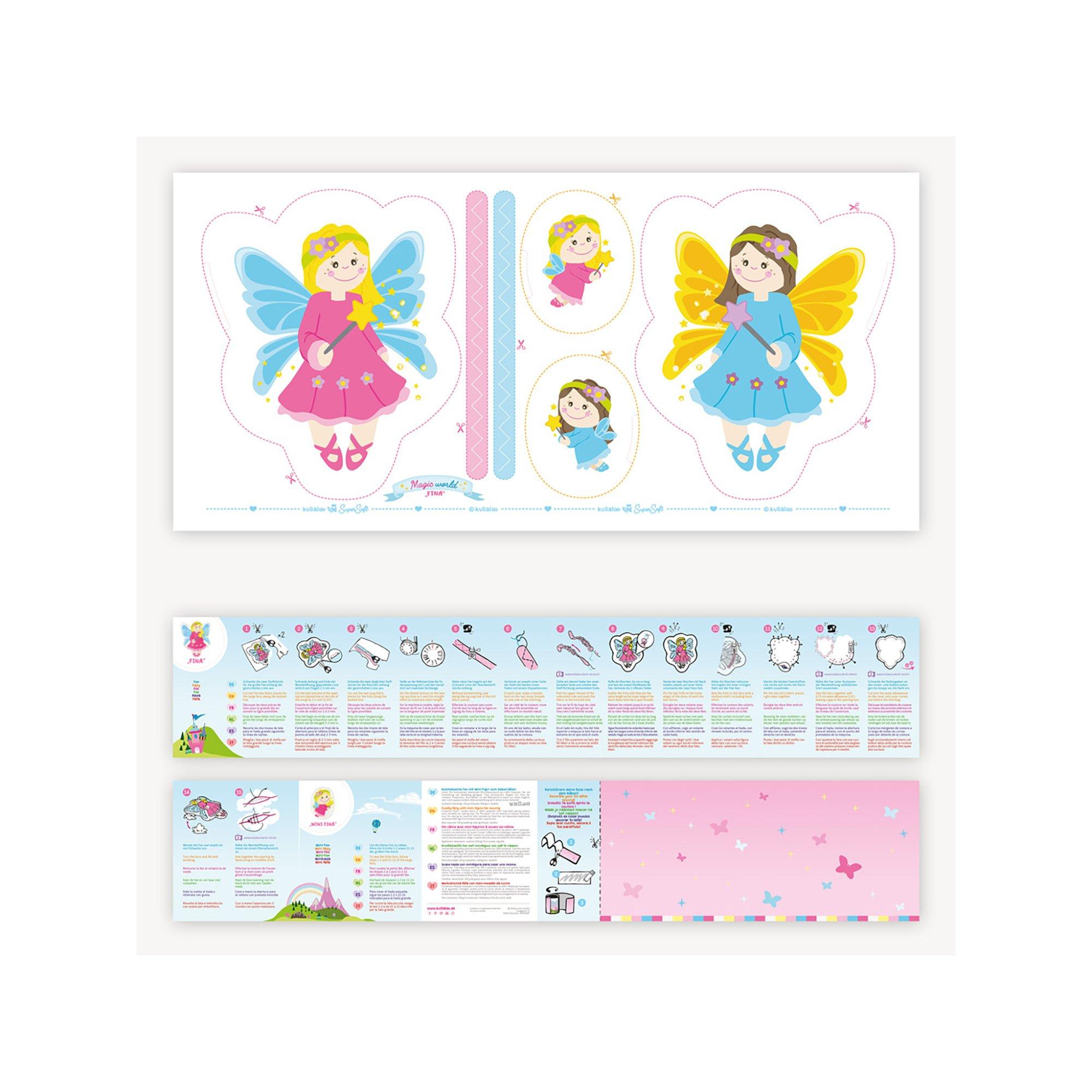 Kullaloo Plueschstoff Set Kinderleicht Fee Fine 