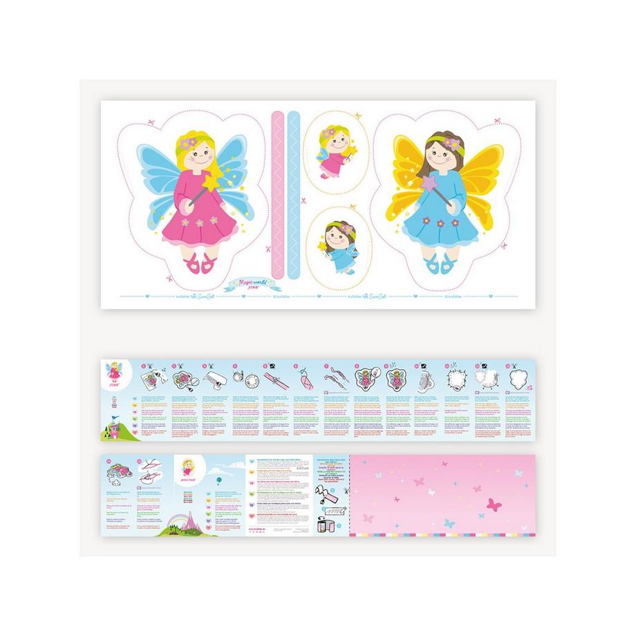 Kullaloo Tessusti peluche Easy Kids Fairy Fine Set 