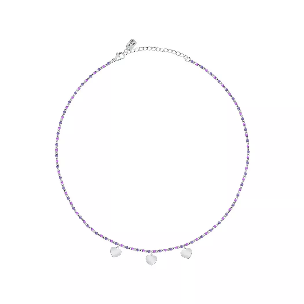 La Petite Story - Halskette mit Anhänger, Love, 36.5CM, Silber