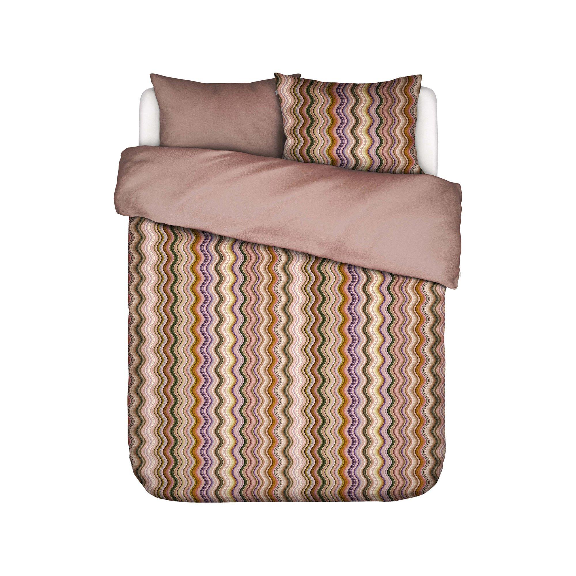 ESSENZA Sol Housse de couette motif ondulé  