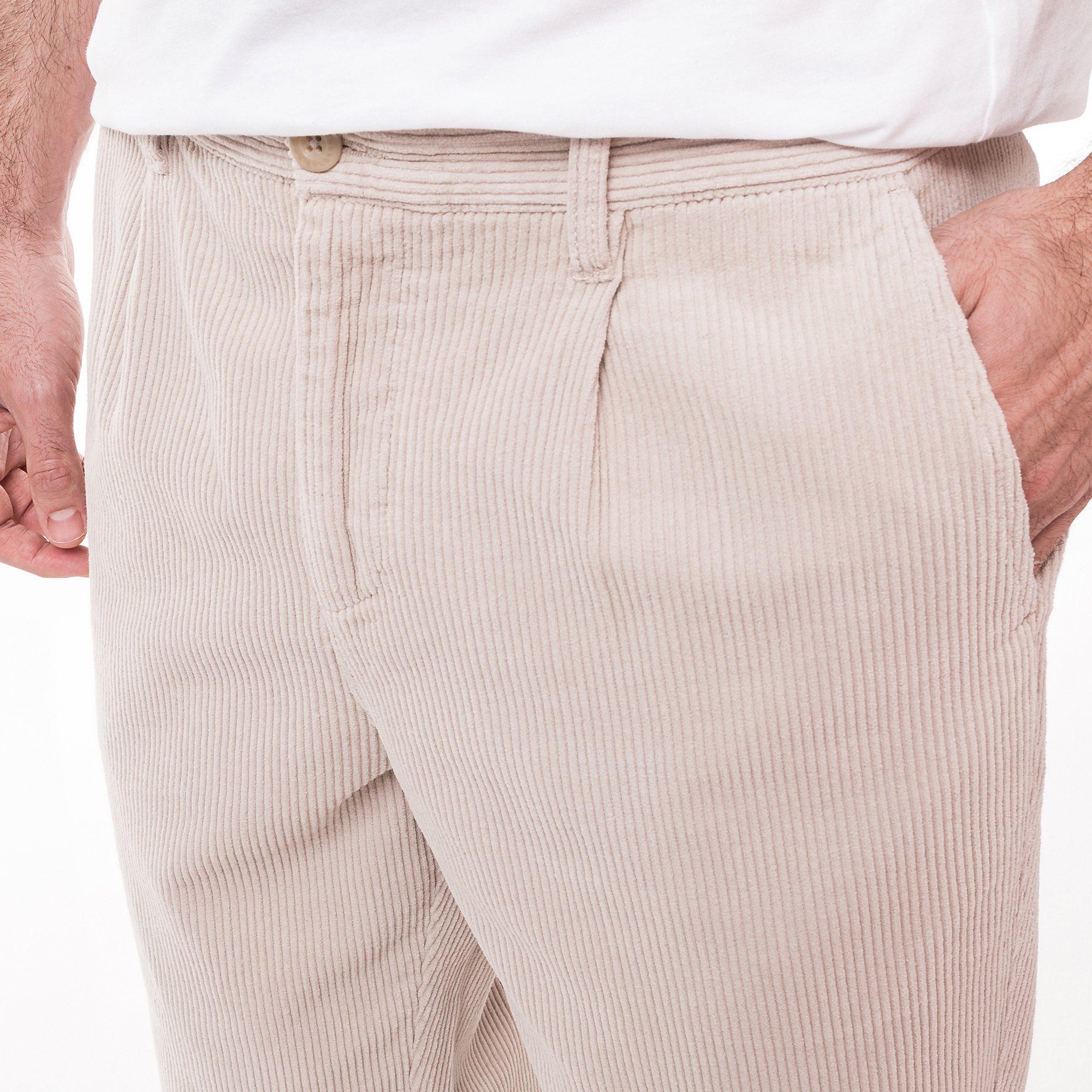 Manor Man  Pantaloni, chino, in velluto, regular fit 