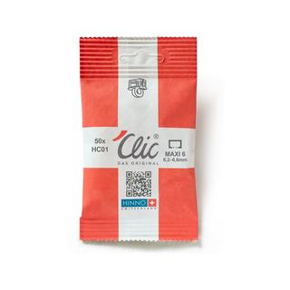 HINNO 'Clic Clic-Gleiter mit Queröse 50 Stück HC01 