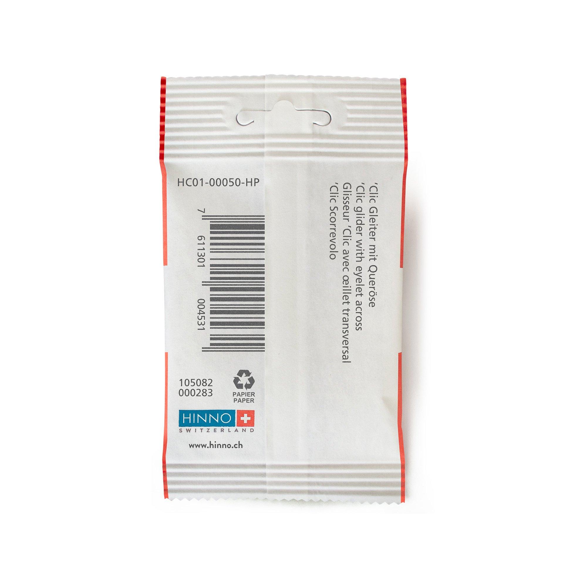 HINNO 'Clic Clic-Gleiter mit Queröse 50 Stück HC01 