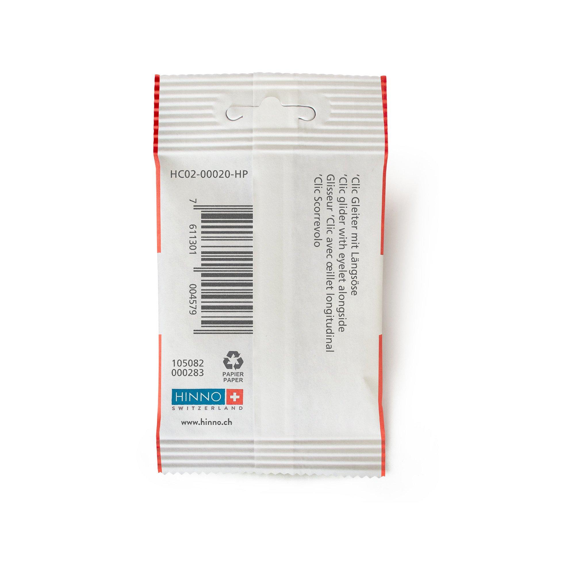 HINNO 'Clic Glisseur avec oeillet long oeillet longitudinal HC02 