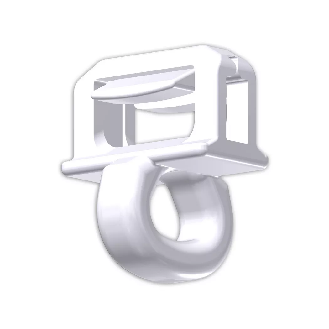 HINNO 'Clic - Clic-Gleiter mit Queröse 50 Stück, Mini, Weiss