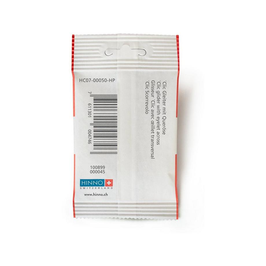 HINNO 'Clic Clic-Gleiter mit Queröse 50 Stück HC07 