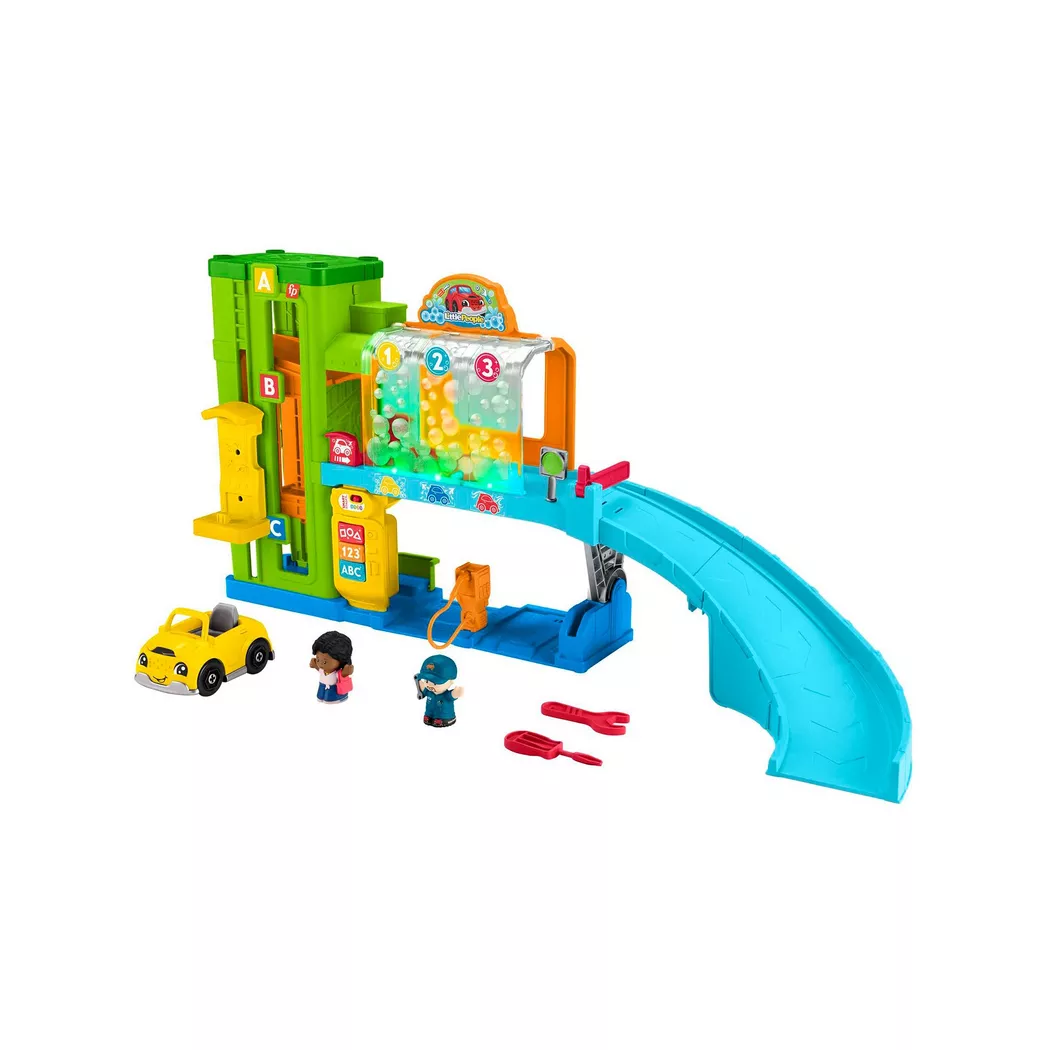 Fisher Price People Auto Waschwerkstatt (DU, F, D, I, QE), Multicolor