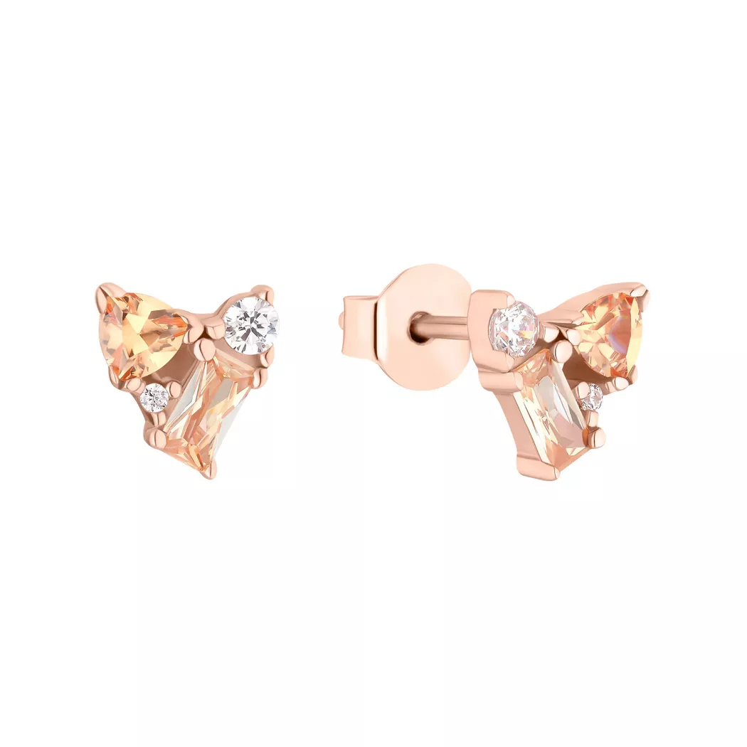 s. Oliver - Ohrstecker, One Size, Roségoldfarben