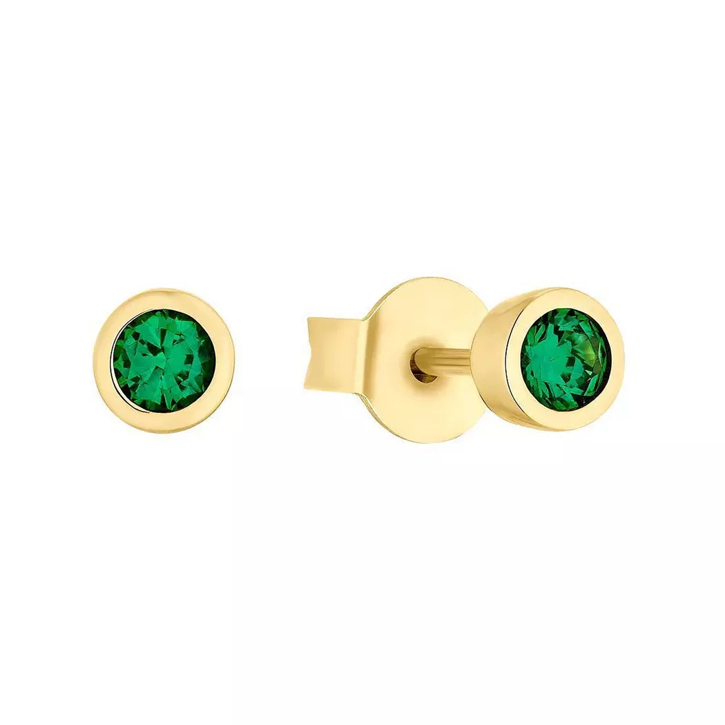 s. Oliver - Ohrstecker, One Size, Goldfarben 5