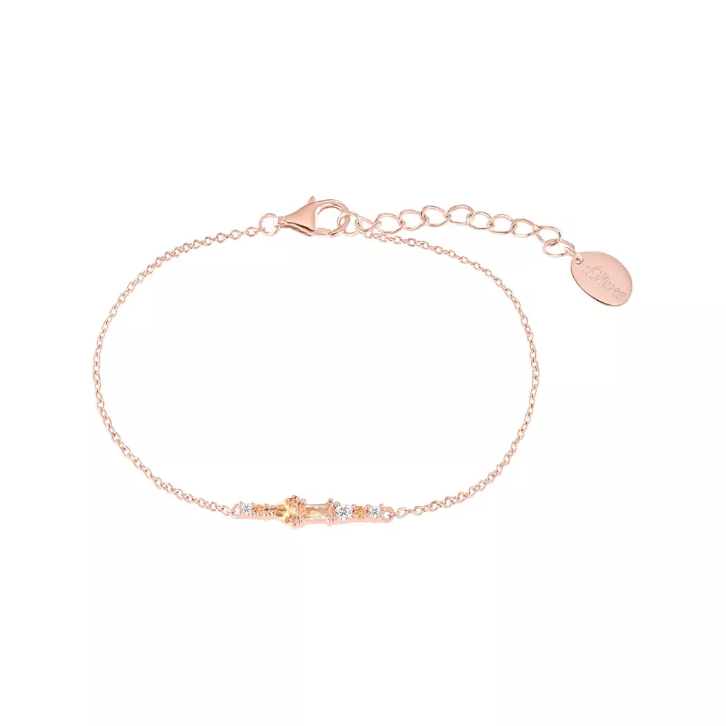 s. Oliver - Armband, 17+3CM, Roségoldfarben