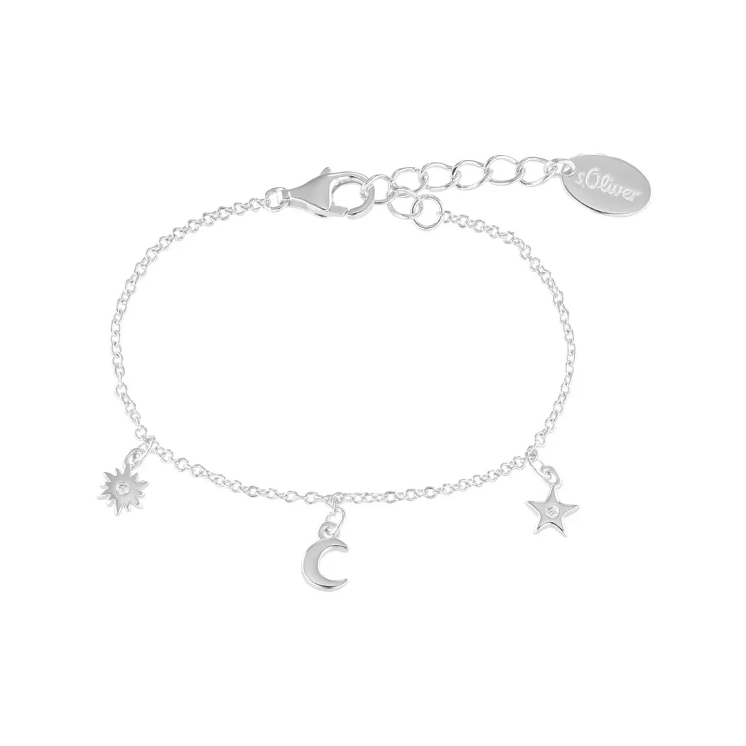s. Oliver - Armband, 16cm, Silber