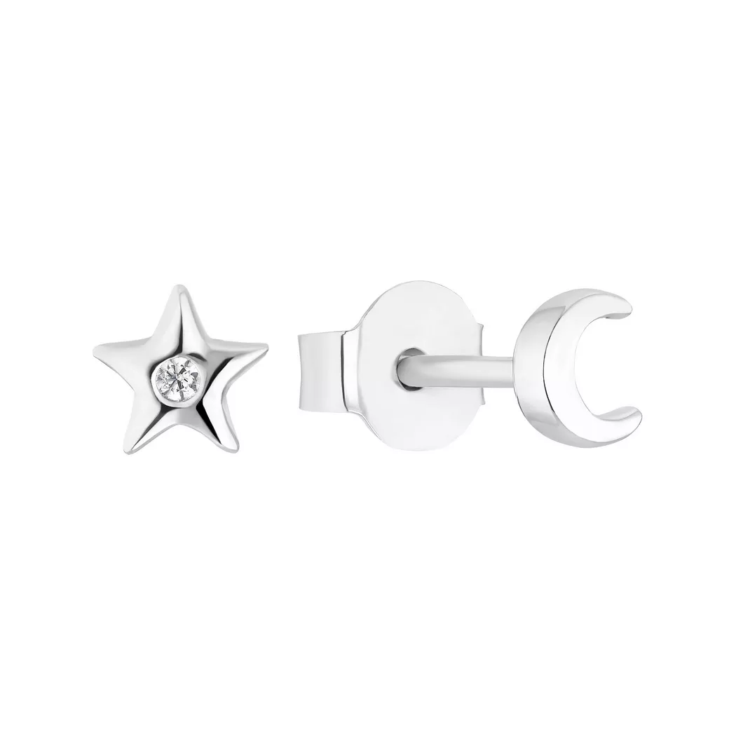 s. Oliver - Ohrstecker, One Size, Silber 3