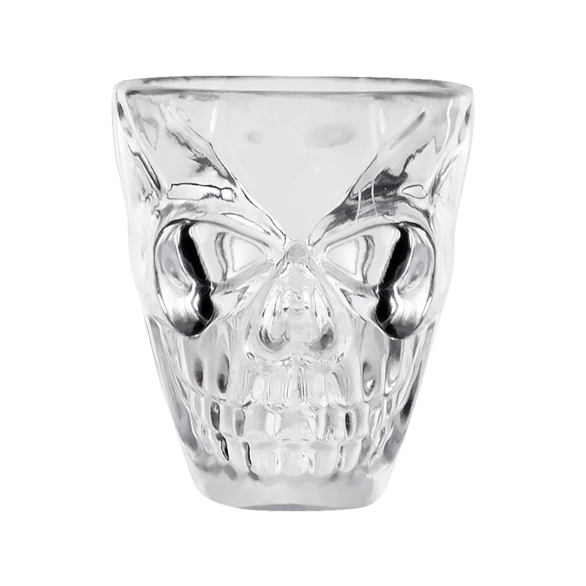 BOLAND  4 Verres en plastique Skull 