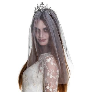 BOLAND  Tiare de princesse zombie avec voile 