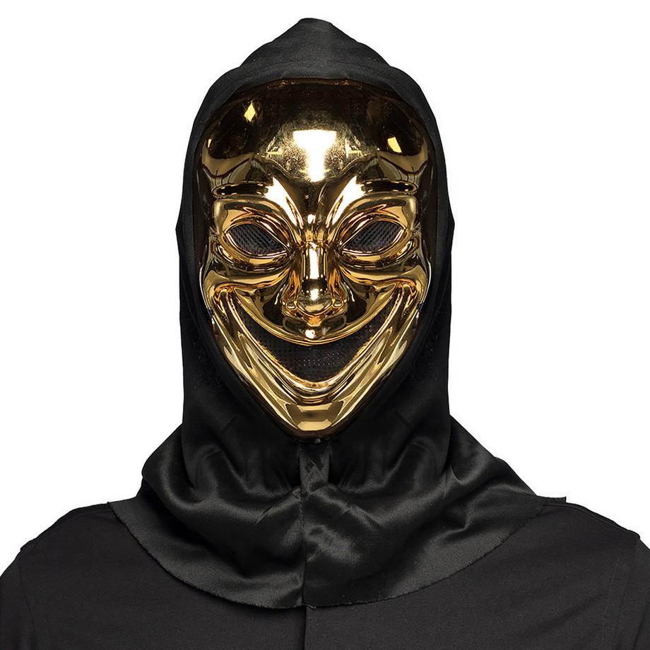 BOLAND  Maske Crazy Killer Gold 