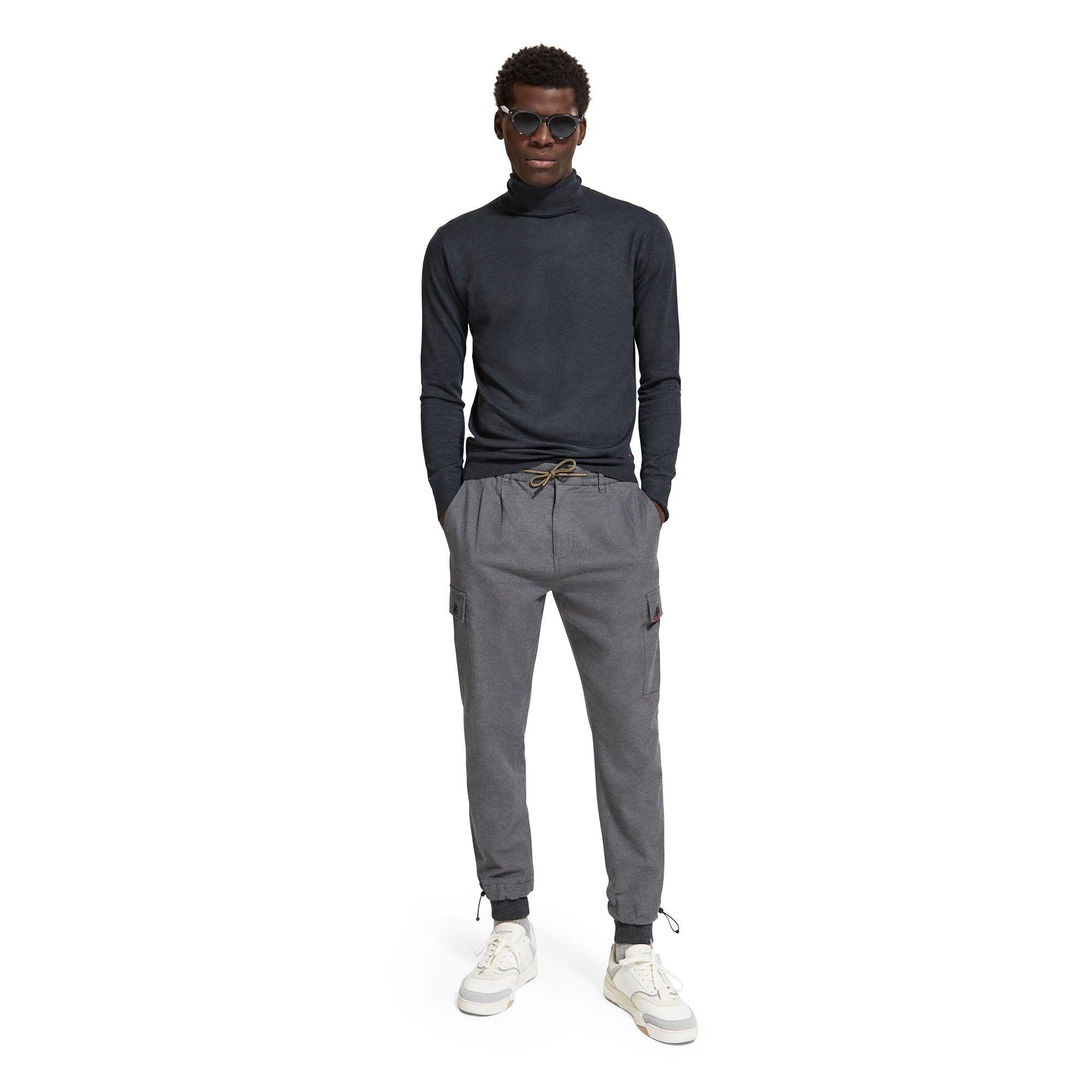 Scotch & Soda Regular fit essentials turtle in Eco Vero Pullover 