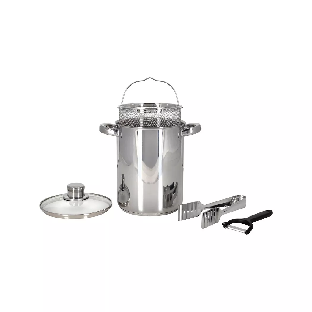 Nouvel - Spargeltopf-Set, 16CM/1.4L, Chrom