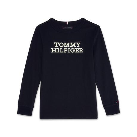 TOMMY HILFIGER  T-shirt, col rond, manches longues 
