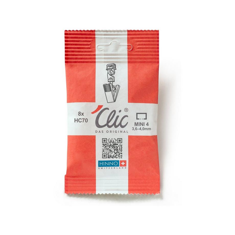 HINNO 'Clic Crochets à pince Clic 8pces HC70 