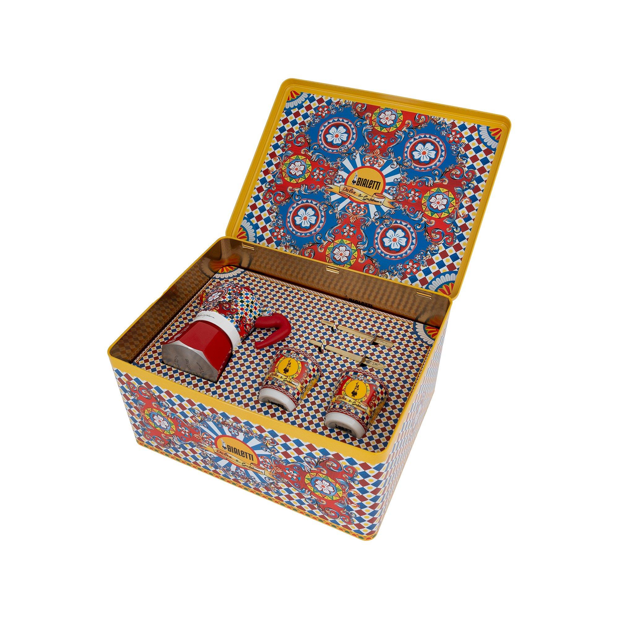 BIALETTI Kaffeebereiter-Set MOKA 2T D&G 