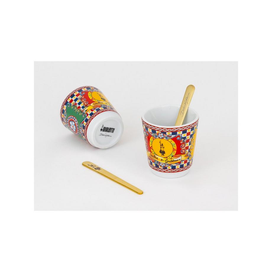 BIALETTI Kaffeebereiter-Set MOKA 2T D&G 