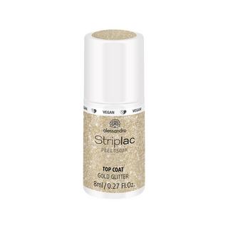 alessandro  Striplac Top Coat Gold Glitter 