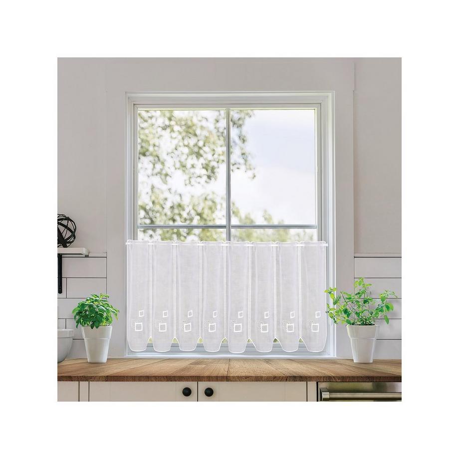 Gerster Collection Vitrages Bistro Bianca 