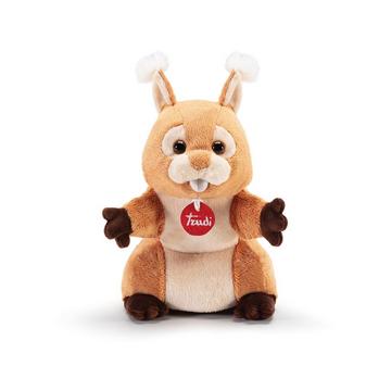 Pupazzo a mano scoiattolo di peluche, 15x27x19 cm, a partire da 0 anni