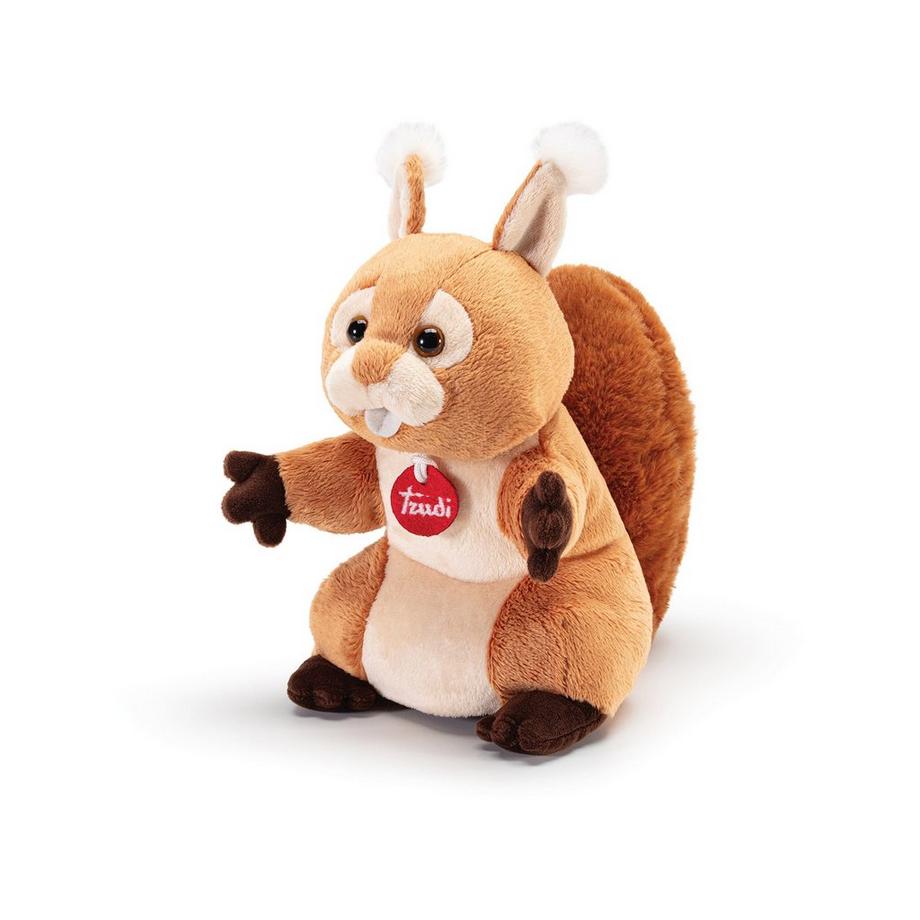 trudi  Marionnette écureuil en peluche, 15x27x19 cm, dès 0 ans 
