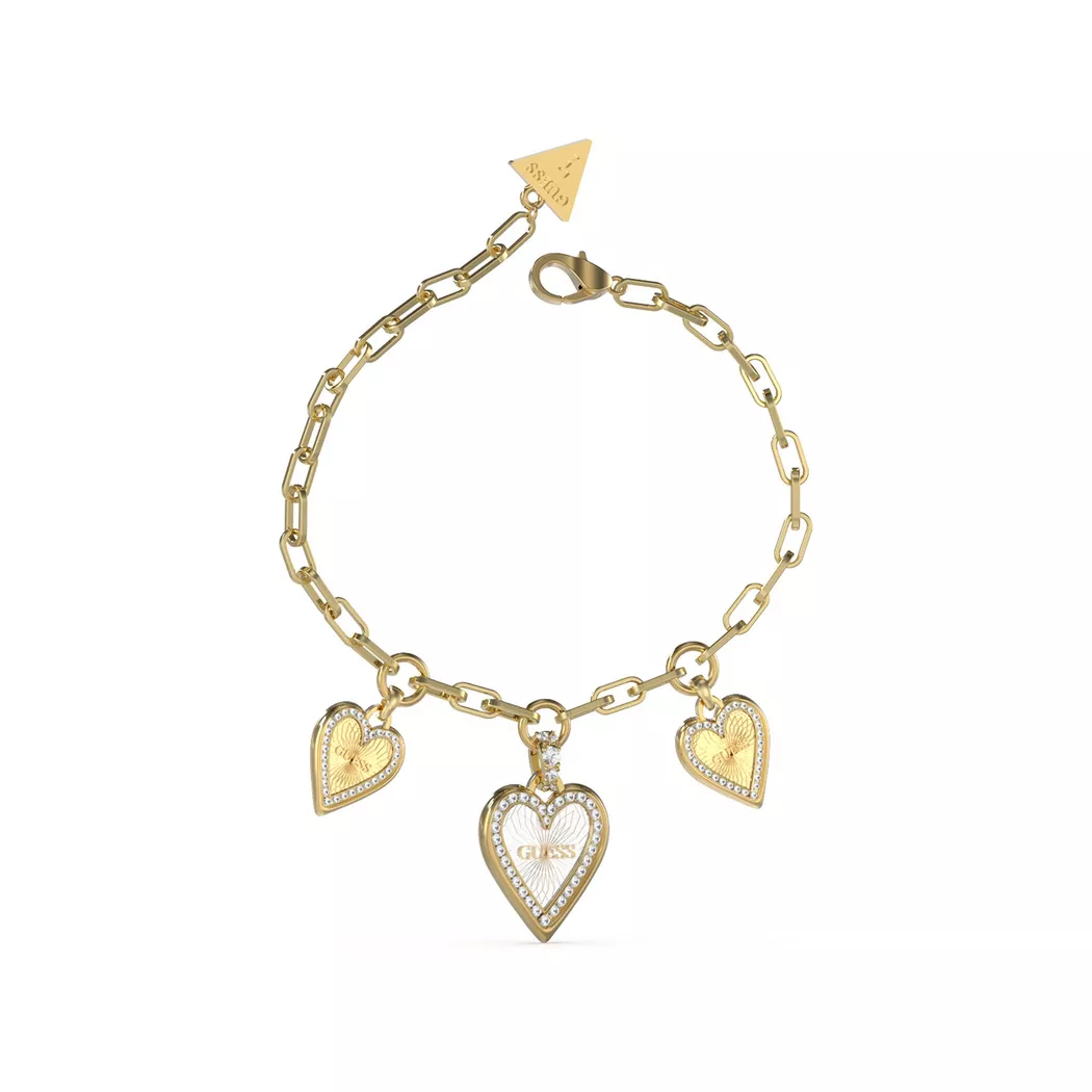 Guess - Armband, Love Me Tender, 14.5+4CM, Gold