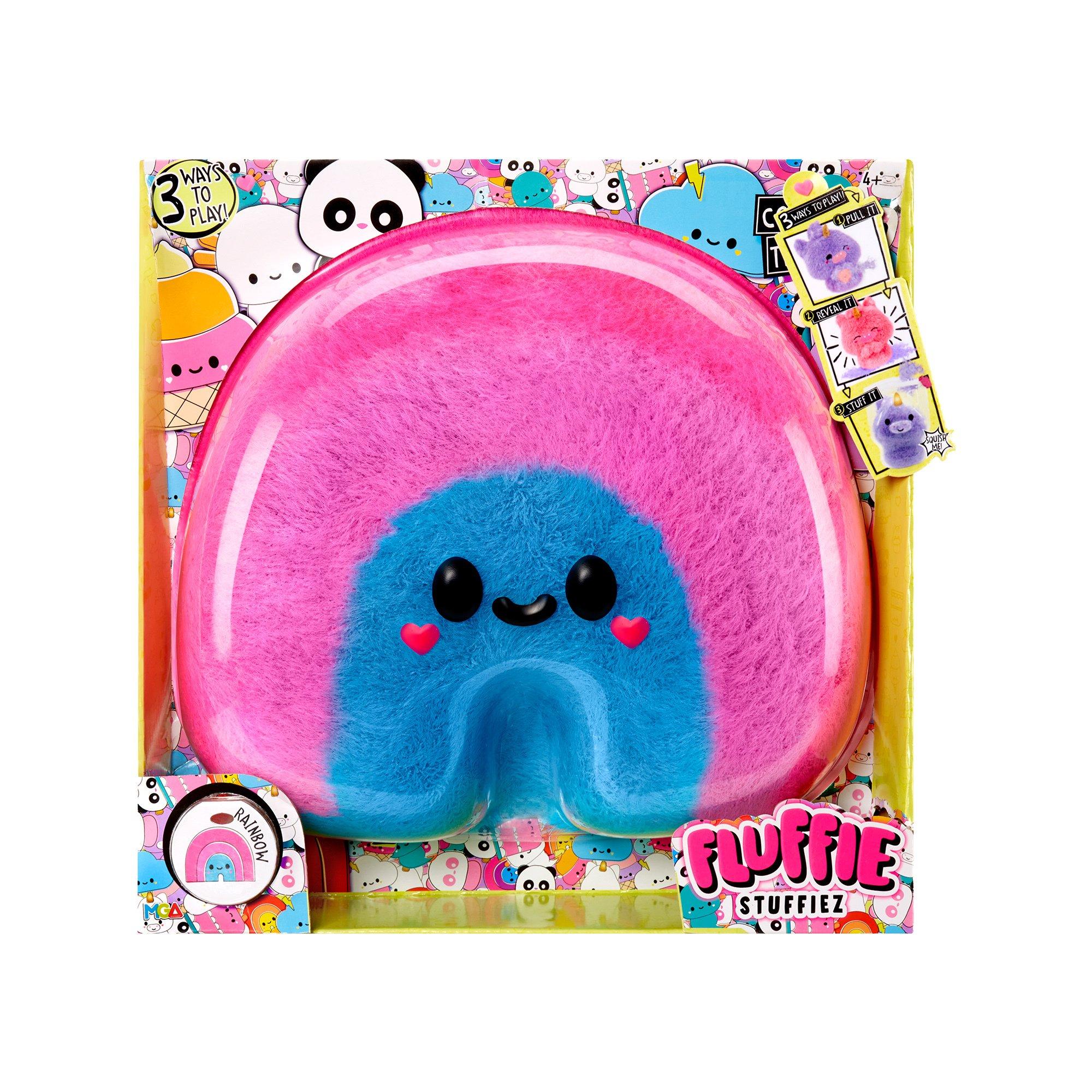 Image of Fluffie Stuffiez Rainbow Multicolor