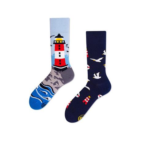 Many Mornings NORDIC LIGHTHOUSE QUARTER Knöchellange Socken 