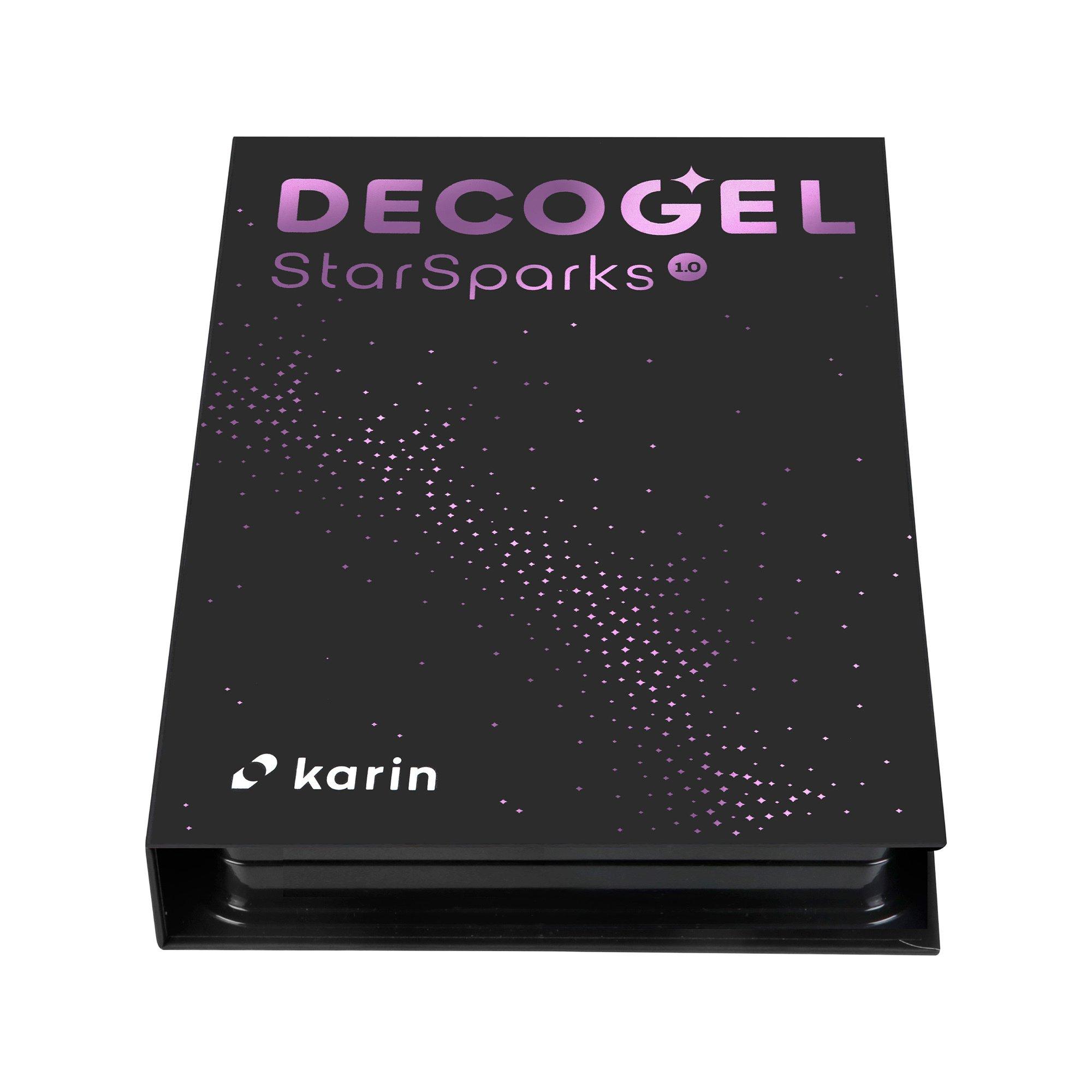 Karin Crayons en gel métallique dans une boîte en carton Star Sparks 