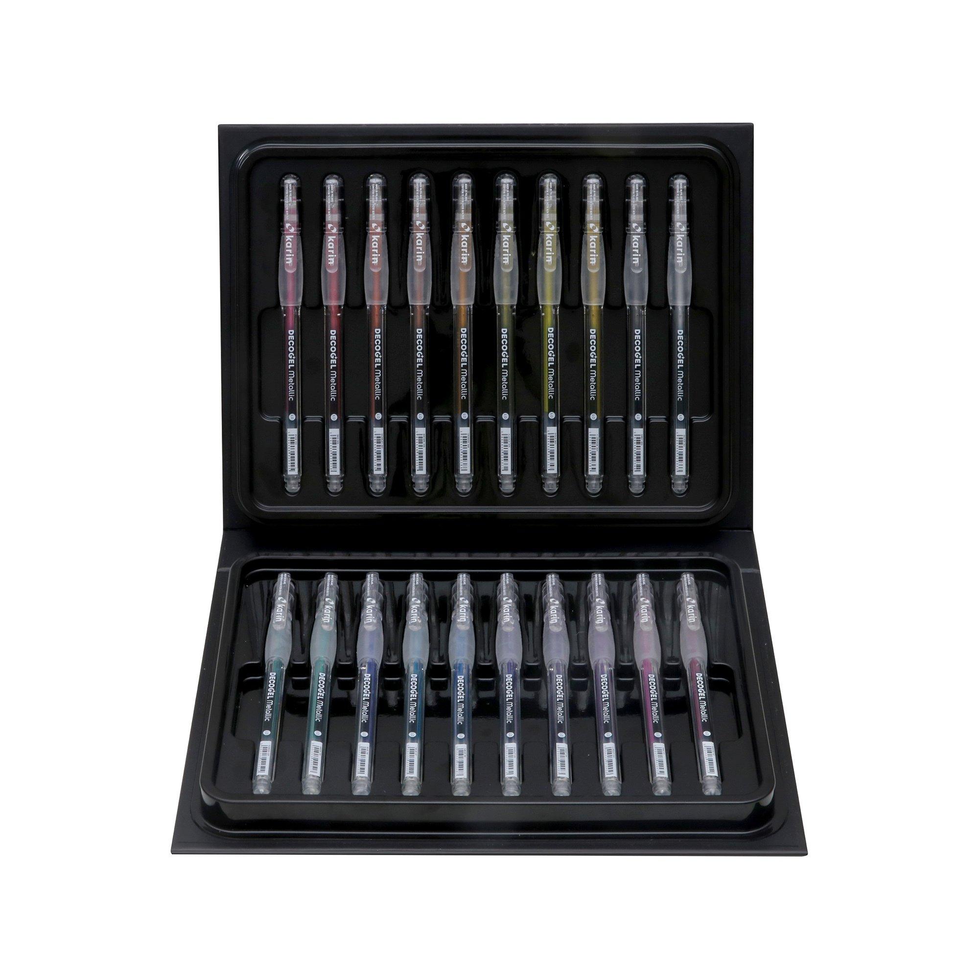 Karin Crayons en gel métallique dans une boîte en carton Metallic 