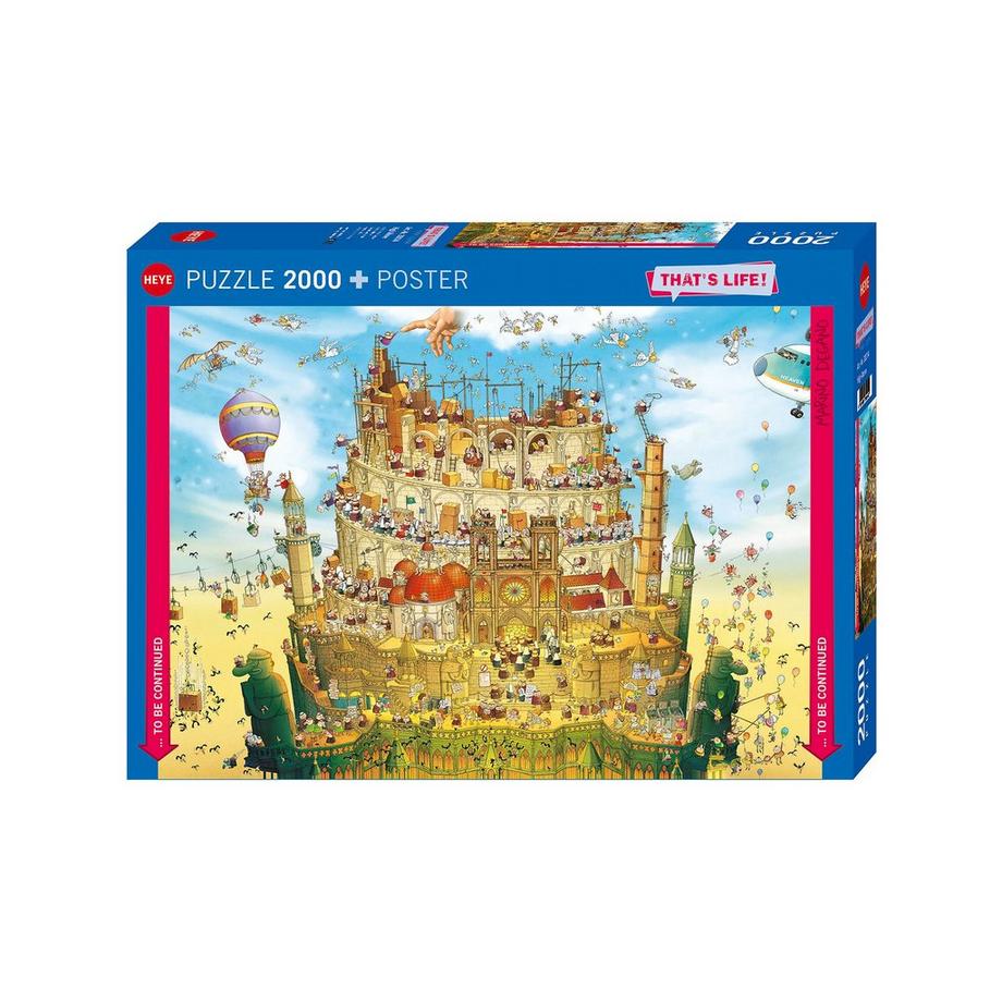 Heye  Marino Degano Puzzle High Above, 2000 Teile 