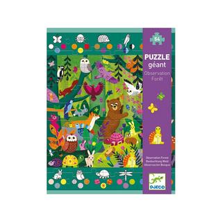 Djeco  Puzzle Beobachtung Wald, 54 Teile 