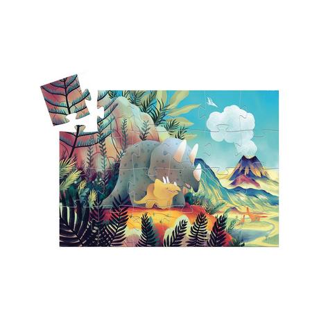 Djeco  Puzzle Theo il dinosauro, 24 Pezzi 