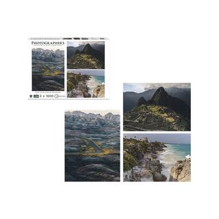 Merchant Ambassador  Puzzle Berge und Klippen, 3 x 1000 Teile 