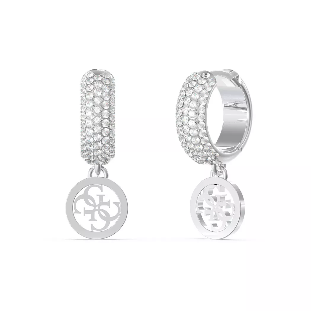 Guess - Ohrringe, Crazy Earrings, 22mm, Silber