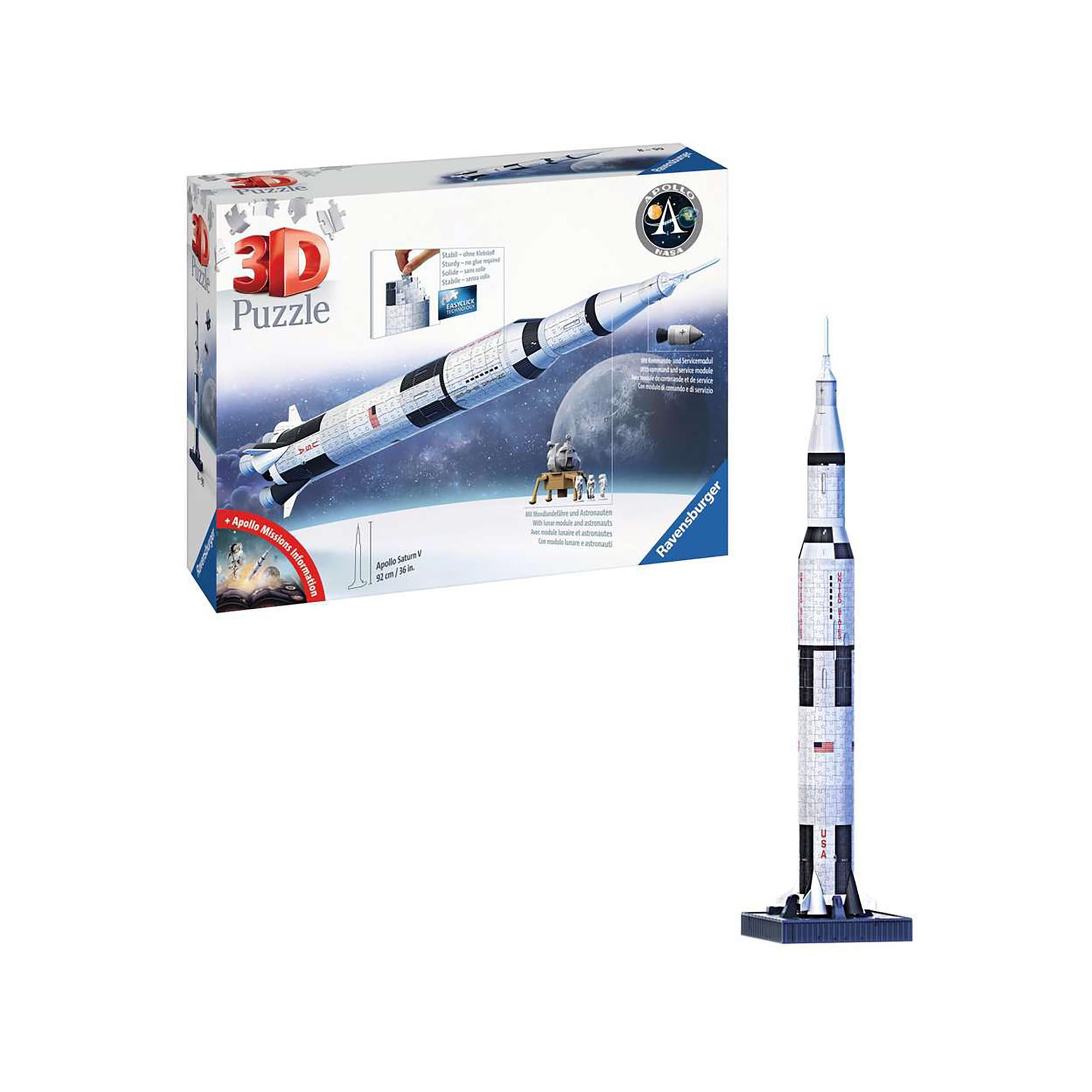 Ravensburger  Apollo Saturn V Rakete 3D Puzzle, 440 Teile 