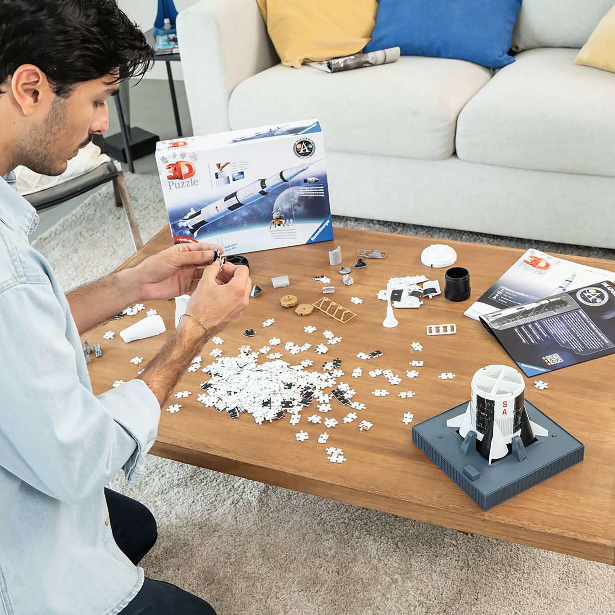 Ravensburger  Apollo Saturn V Rakete 3D Puzzle, 440 Teile 