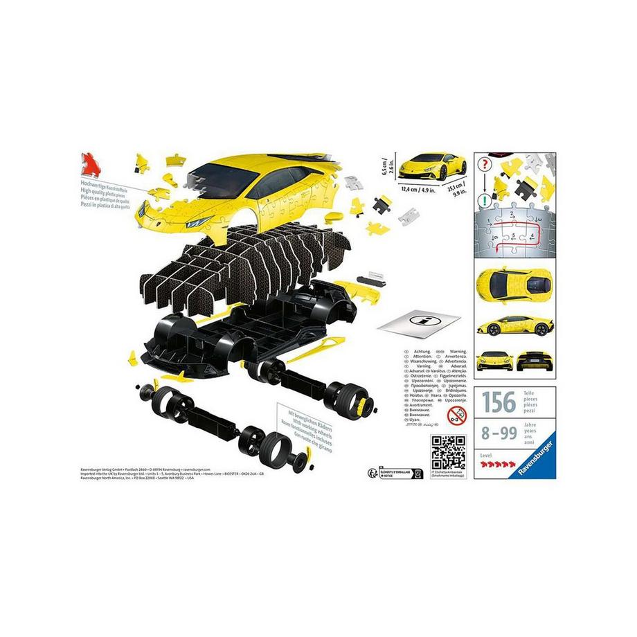 Ravensburger  Lamborghini Huracán EVO - Giallo 