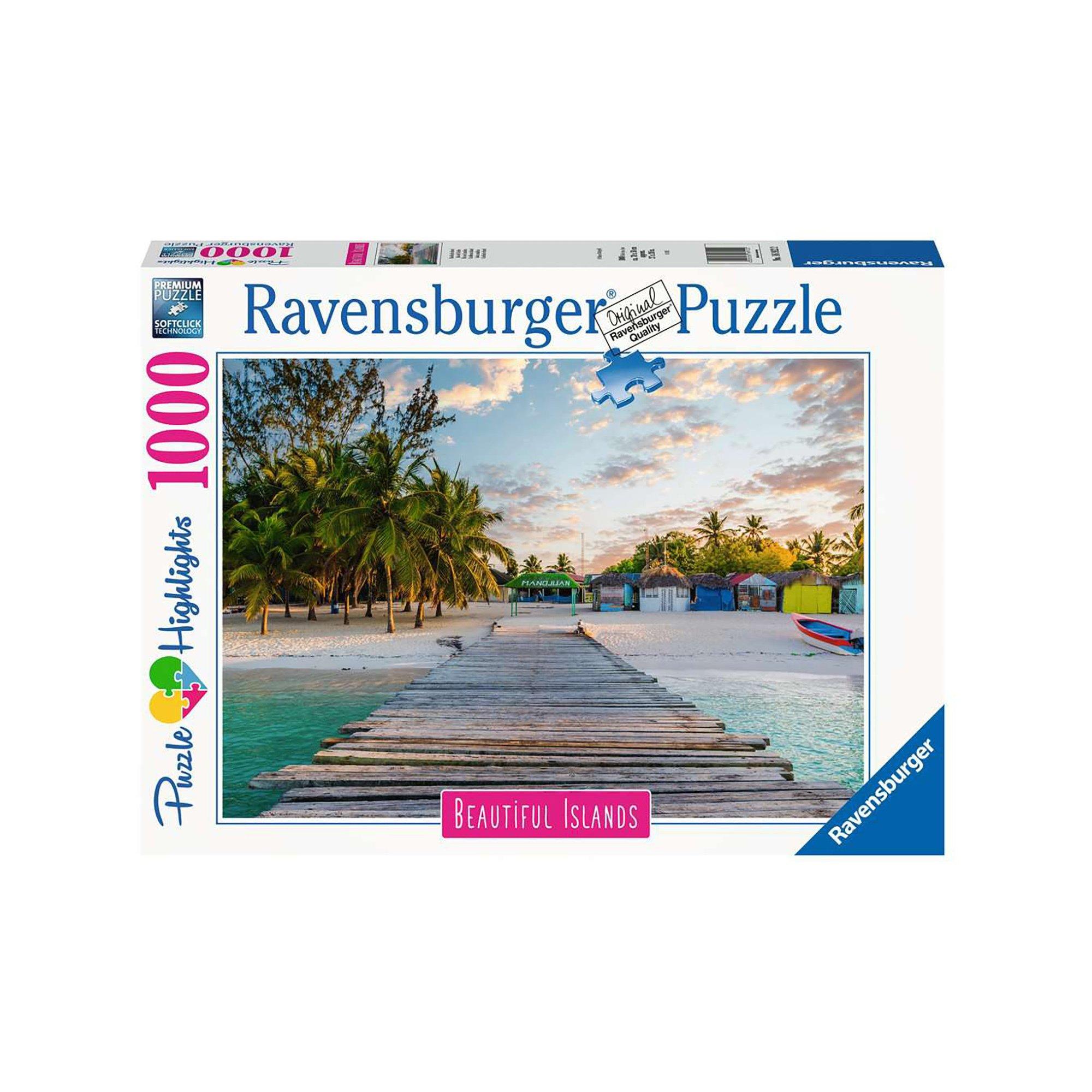 Ravensburger  Puzzle Île des Caraïbes, 1000 pièces 