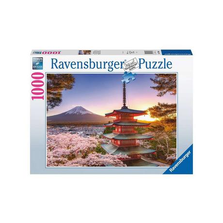Ravensburger  Puzzle Cerisier en fleurs au Japon, 1000 pièces 