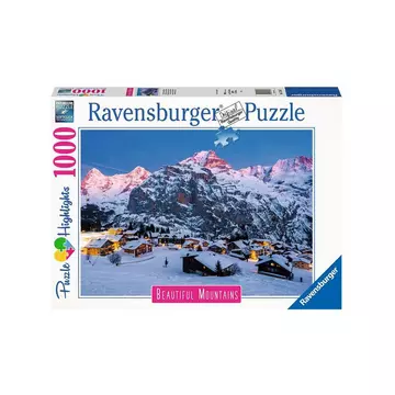 Puzzle Oberland Bernese - Mürren, 1000 pezzi